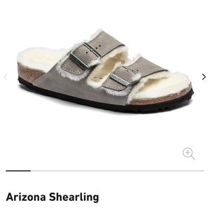 Birkenstock Arizona Shearling sandals- size 39